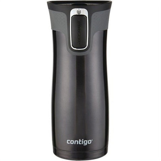 Contigo West Loop Stainless Steel Travel Mug with AUTOSEAL Lid Black, 16 fl oz.