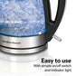 Hamilton Beach 1.7 Liter Glass Kettle, 40865