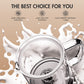 ALROCKET Milk Frother, 4 IN 1 Automatic Warm and Cold Milk Foam Maker, 400ml/13.5oz Milk Steamer for Coffee, Black