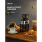 Electric Burr Coffee Grinder, Coffee Bean Grinder with 18 Precise Grind Settings, 2-14 Cup for Drip