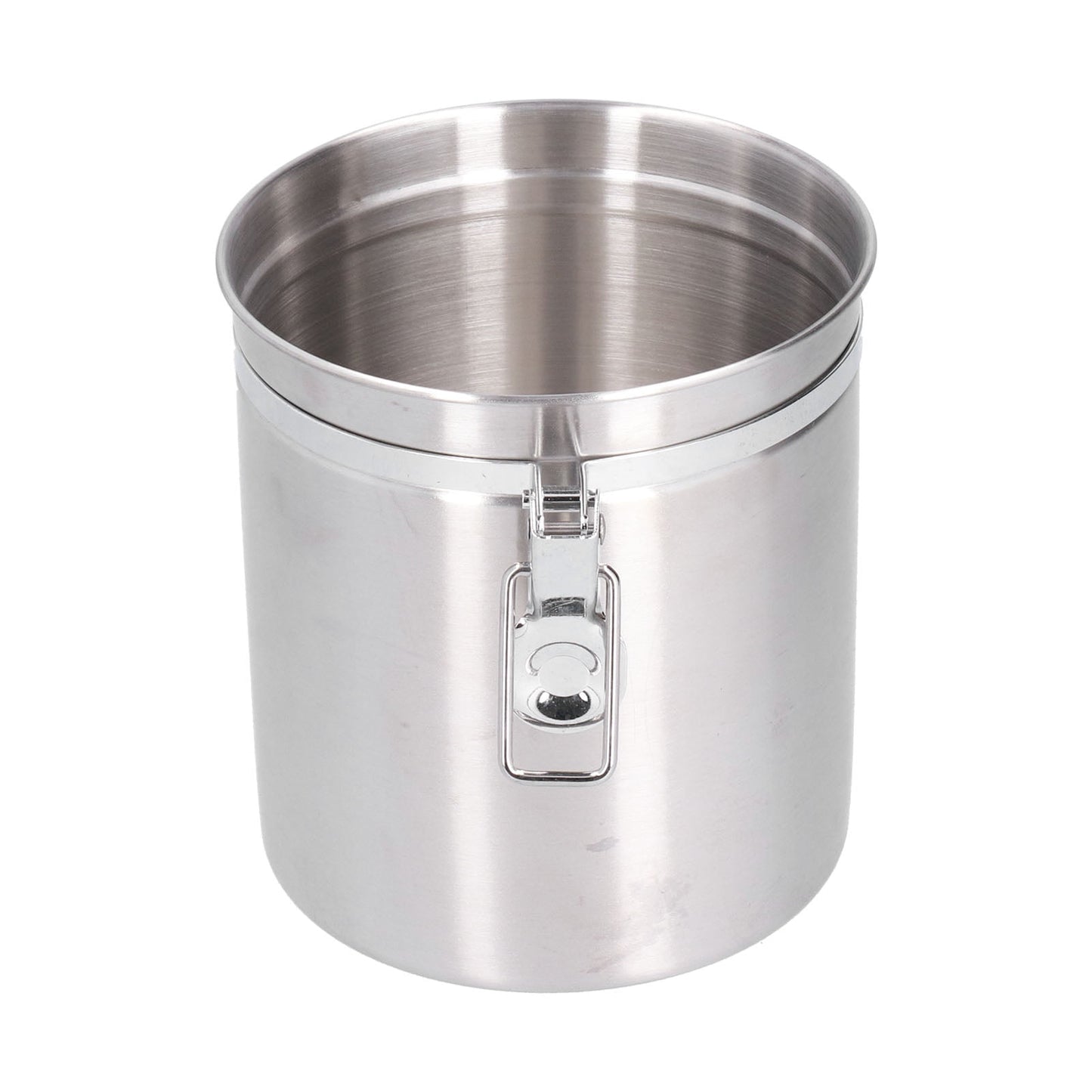 Airtight Coffee Canister, Stainless Steel Container For The Kitchen, Coffee Ground Vault Jar With Valve, Tea Coffee Sugar, Extra Coffee Spoon, 50Oz