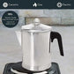 Primula Today Aluminum Stove Top Percolator Maker Durable, Brew Coffee On Stovetop, 9 Cup