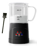 ALROCKET Milk Frother, 4 IN 1 Automatic Warm and Cold Milk Foam Maker, 400ml/13.5oz Milk Steamer for Coffee, Black