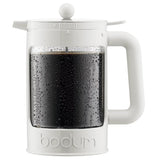 Bodum BEAN Iced Coffee Maker, Cold Brew Coffee Maker, 1.5 L, 51oz, White