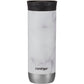 Contigo Couture Stainless Steel Travel Mug with SNAPSEAL Lid White Marble, 20 fl oz.