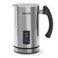 Miroco Milk Frother, Automatic Stainless Steel Foam Maker with Hot &Cold Milk Functionality,Silver