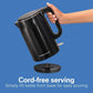 Hamilton Beach Cool-Touch Kettle, 1.6 Liter Capacity, Black, 41032
