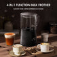 ALROCKET Milk Frother, 4 IN 1 Automatic Warm and Cold Milk Foam Maker, 400ml/13.5oz Milk Steamer for Coffee, Black