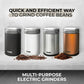 Kaffe Coffee Grinder Electric (3.5oz/14 Cup) , Best Coffee Grinders Reduced Price w Free Cleaning Brush, Black